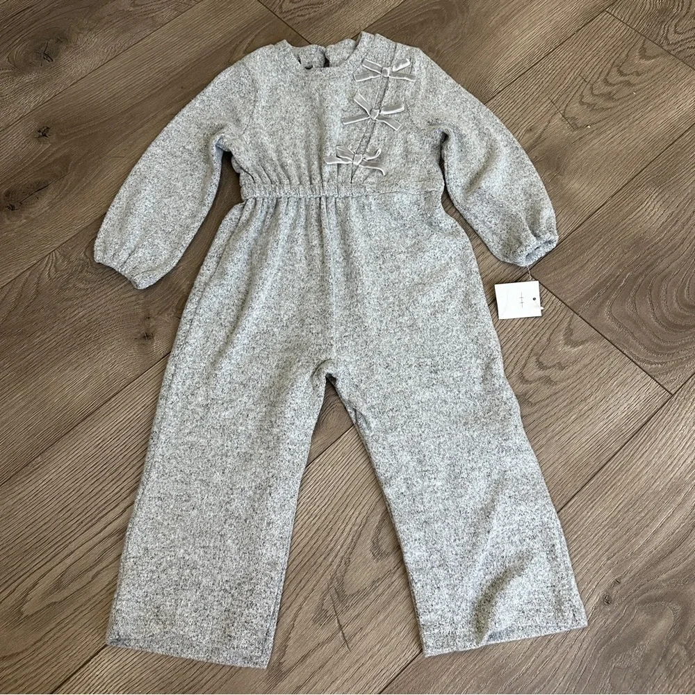 Habitual Kids New! Baby Girl Wrap & Tie Front Jumpsuit size 24 Months